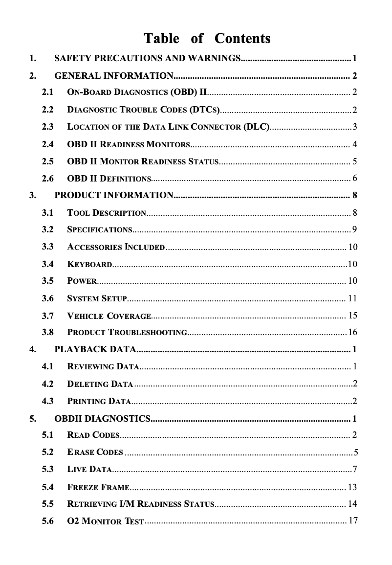 Page 1 de la notice Manuel utilisateur Autel MaxiService MST505