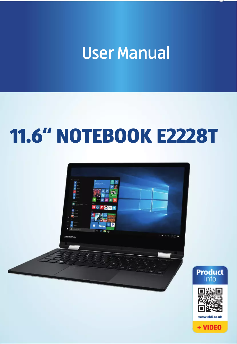 Image de la première page du manuel de l'appareil AKOYA E2228T (MD 61050)