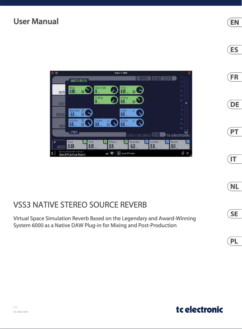 Image de la première page du manuel de l'appareil VSS3 Native