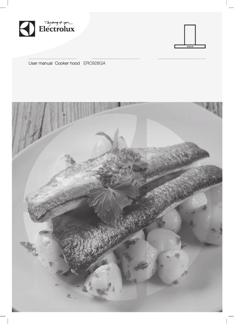 Image de la première page du manuel de l'appareil ERC928GA