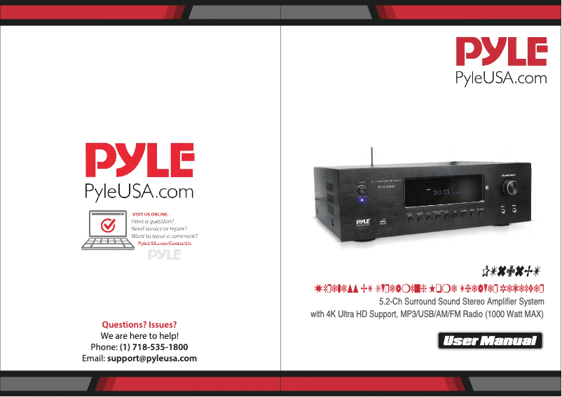 Imagen de la primera página del manual del dispositivo PT696BT