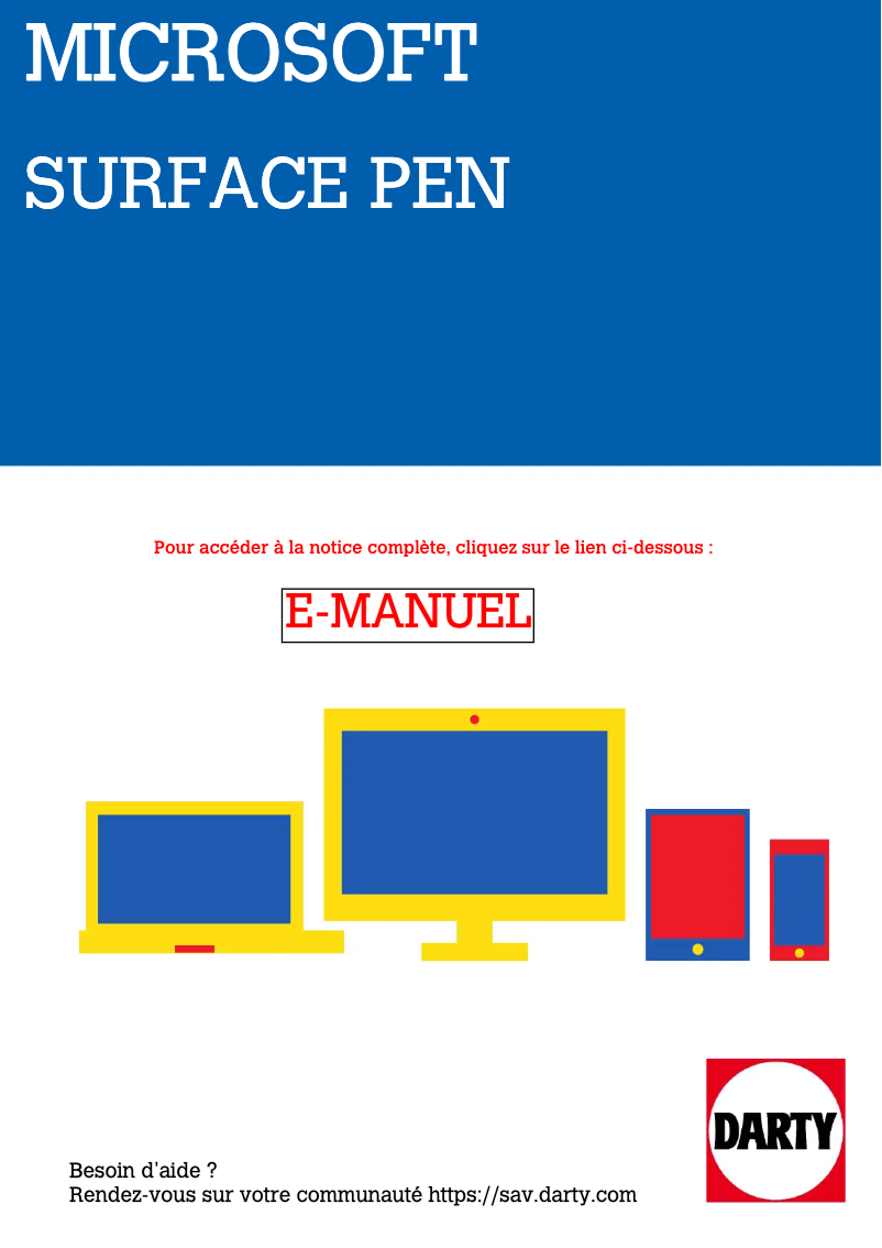 Page 1 de la notice Manuel utilisateur Microsoft Surface Book 2