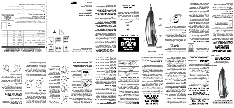 Image de la première page du manuel de l'appareil HC1000L