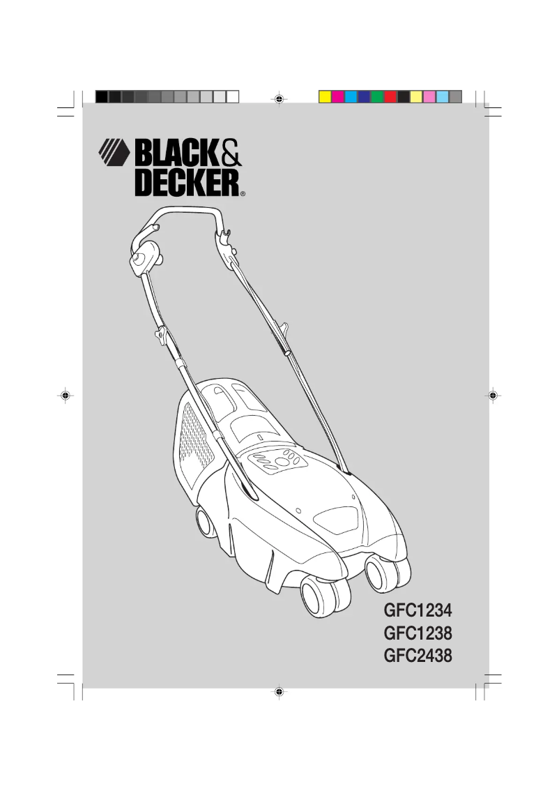 Page 1 de la notice Manuel utilisateur Black & Decker GFC1234