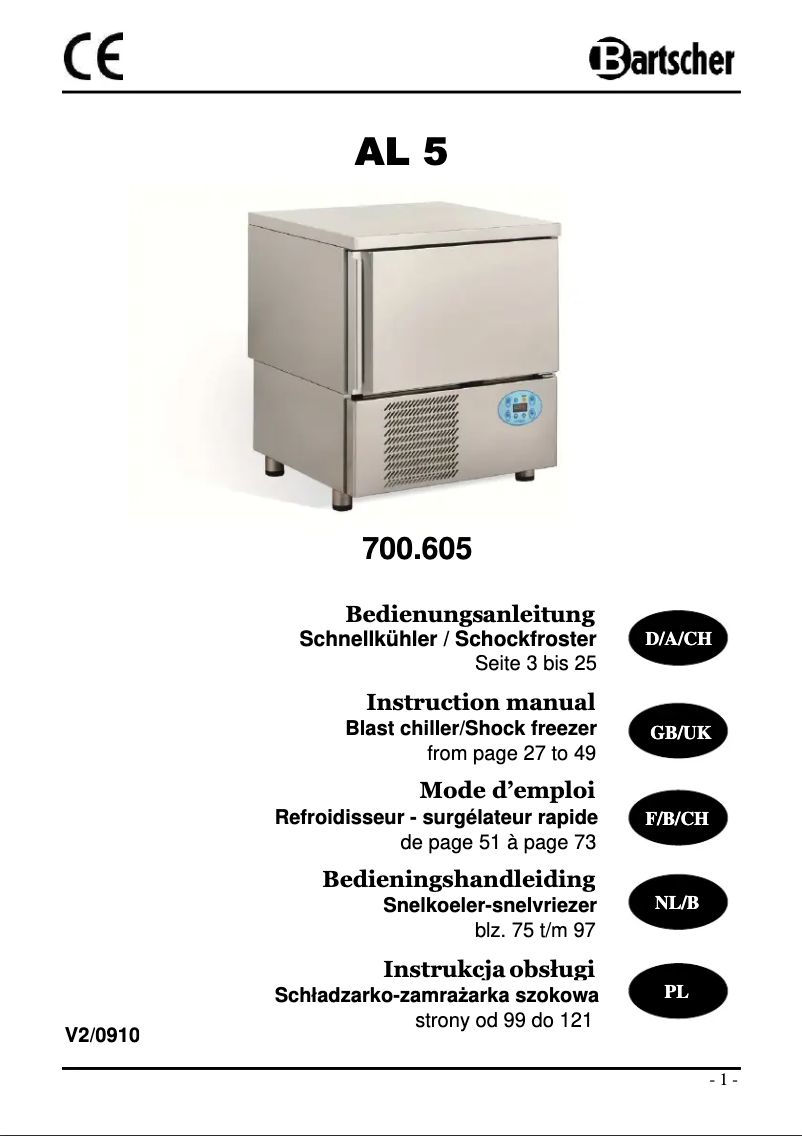 Imagen de la primera página del manual del dispositivo 700605