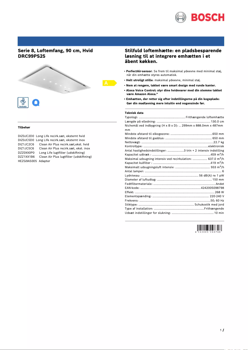 Imagen de la primera página del manual del dispositivo DRC99PS25
