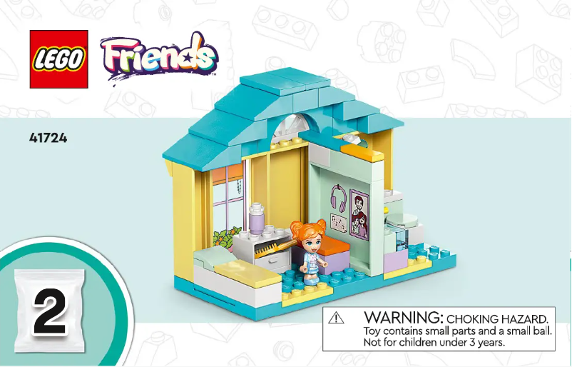 Page 1 of the manual Visual Instructions Lego Friends 41724