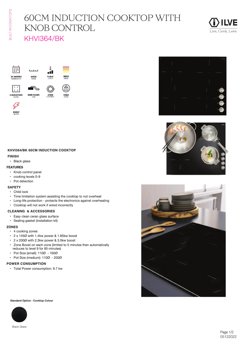 Image de la première page du manuel de l'appareil KHVI364BK