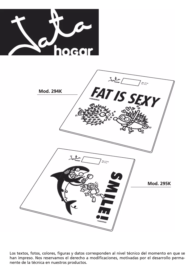 Página 1 del manual Manual de usuario Jata 295K