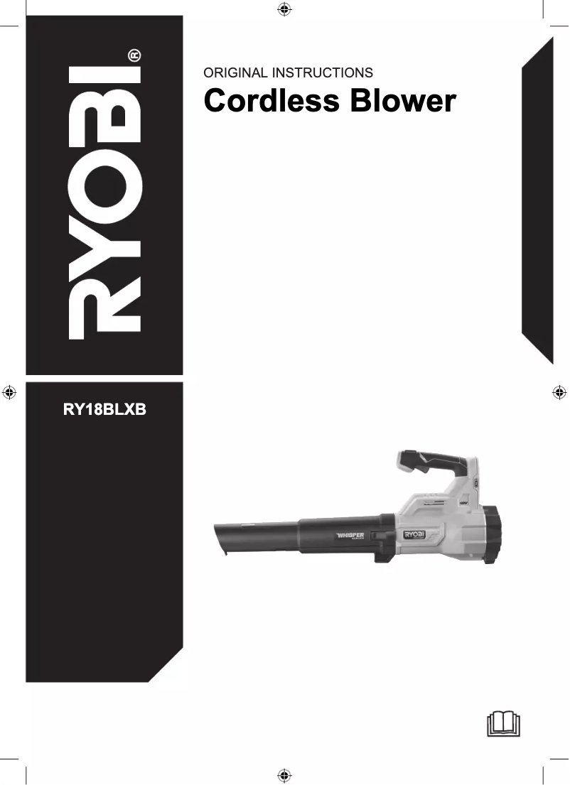 Page 1 de la notice Manuel utilisateur RYOBI One+ RY18BLXB