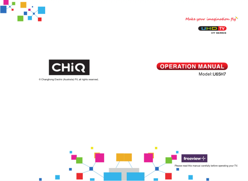 Page n°1 - Manuel utilisateur CHiQ U65H7
