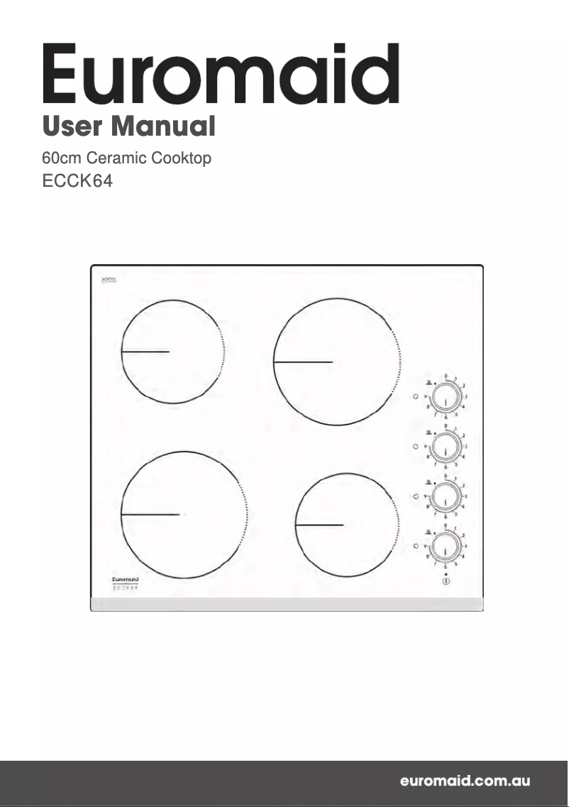 Image de la première page du manuel de l'appareil ECCK64