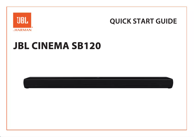 Image de la première page du manuel de l'appareil Cinema SB120