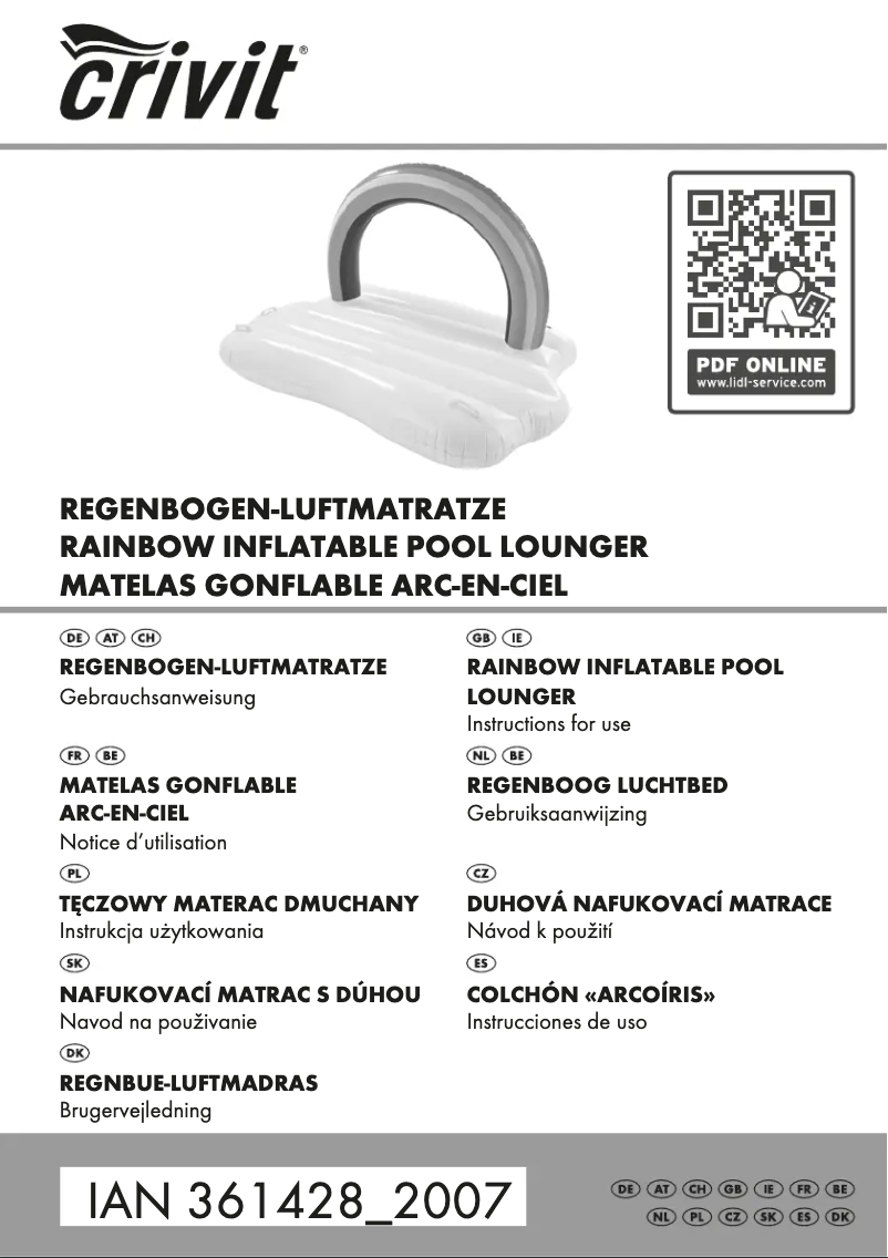 Image de la première page du manuel de l'appareil IAN 361428