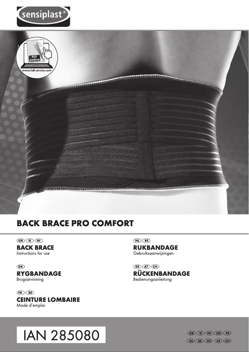 Image de la première page du manuel de l'appareil IAN 285080