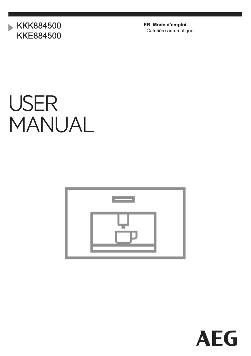 Image de la première page du manuel de l'appareil KKE884500B