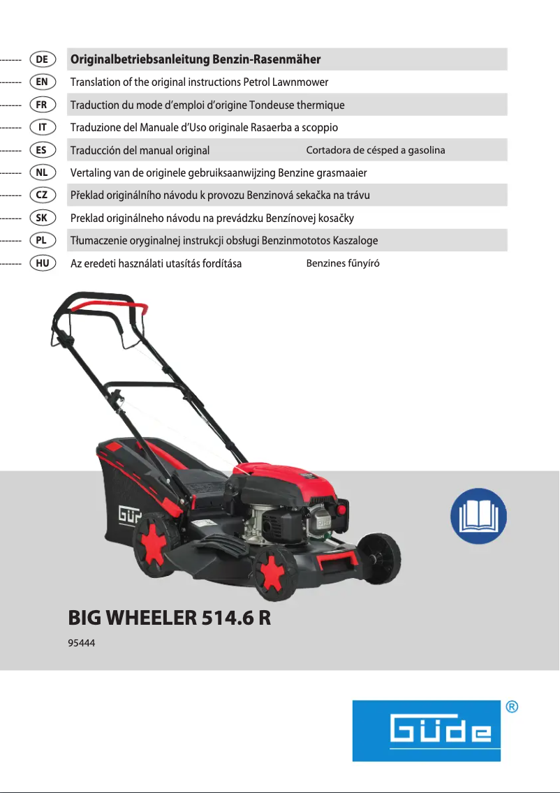 Page 1 de la notice Manuel utilisateur Güde Eco Wheeler 514.6 R