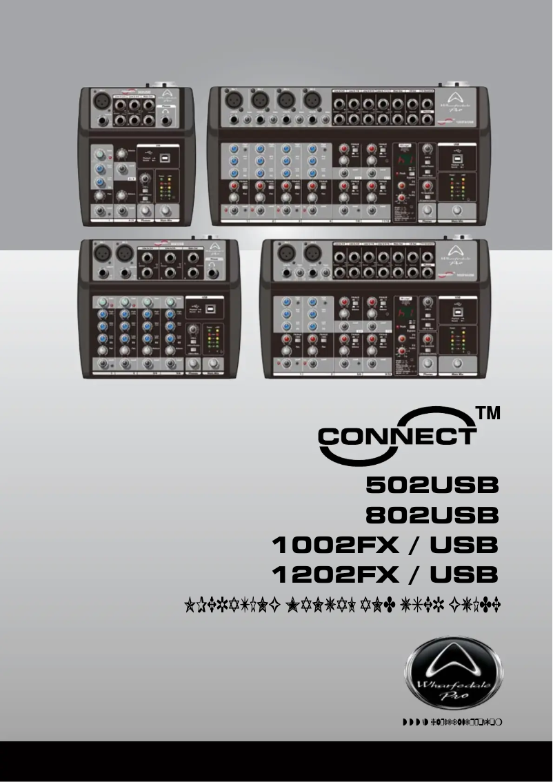 Page 1 de la notice Manuel utilisateur Wharfedale Connect 1002