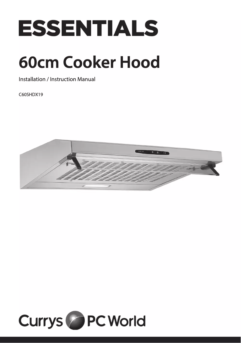 Page n°1 - Manuel utilisateur Currys Essentials C60SHDX19