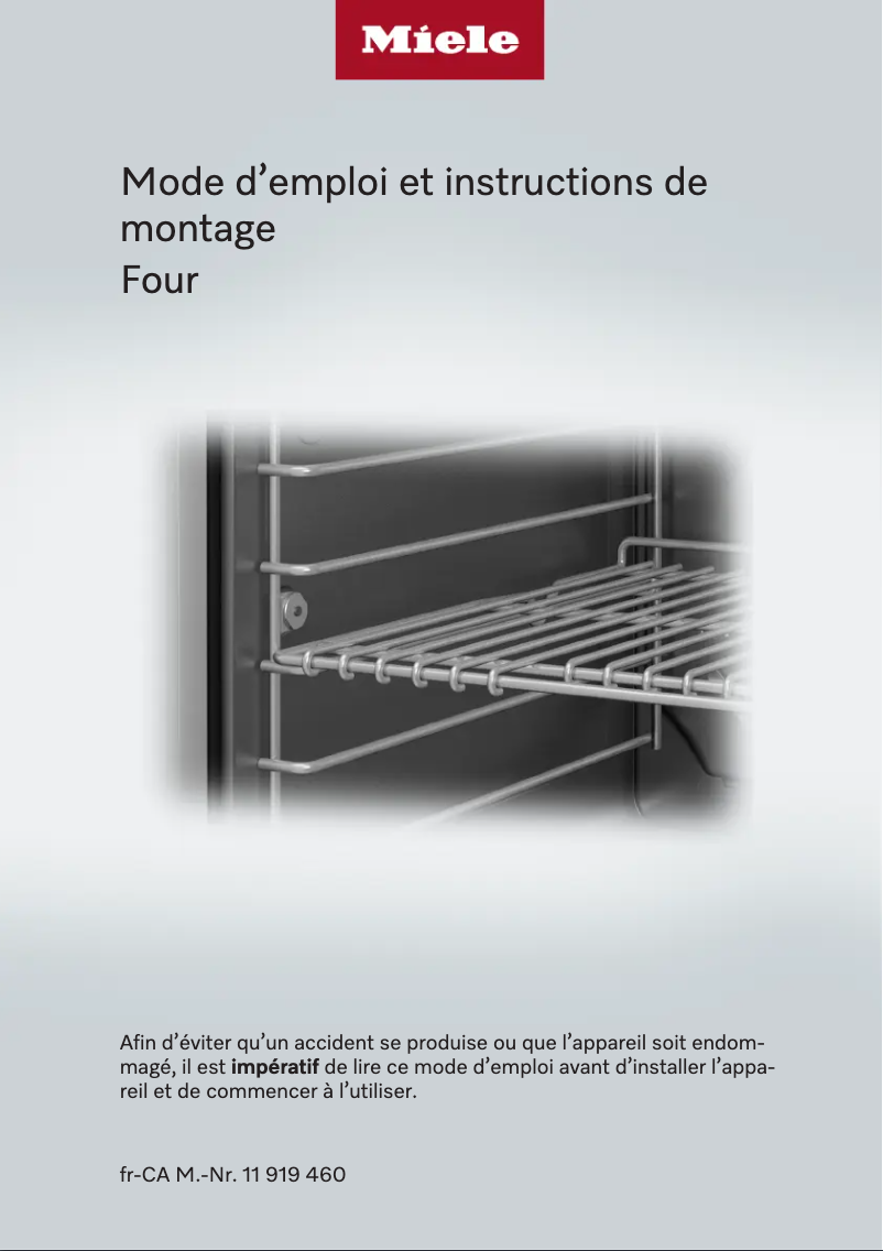 Image de la première page du manuel de l'appareil H 7680 BP