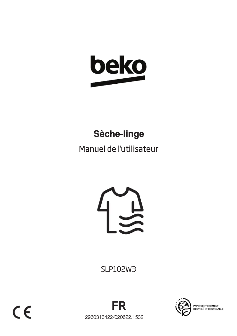 Image de la première page du manuel de l'appareil SLP102W3