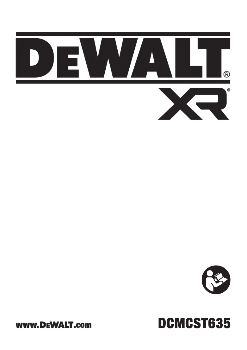 Page 1 de la notice Manuel utilisateur DeWalt DCMCST635