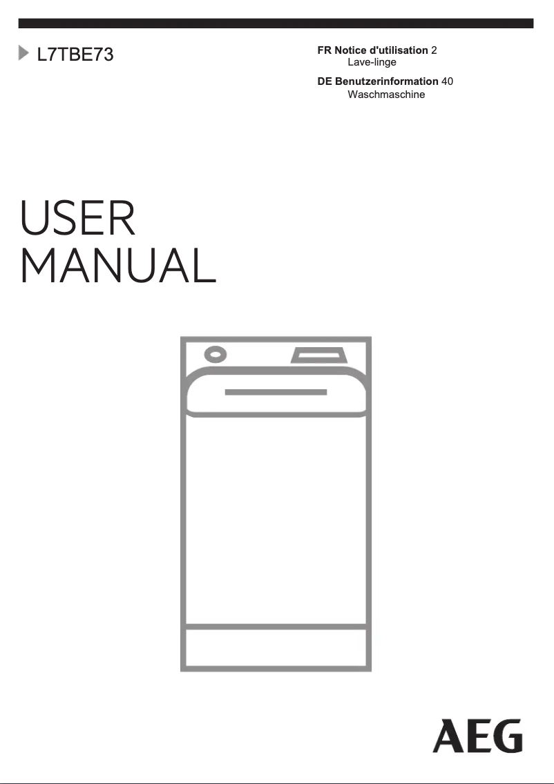 Página 1 del manual Manual de usuario AEG L7TBE73