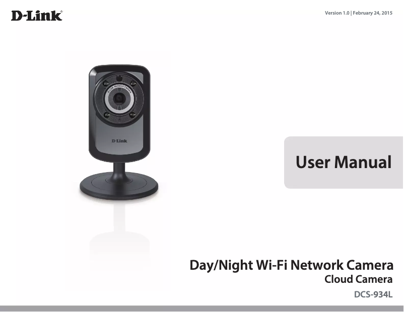 Page n°1 - Manuel utilisateur D-Link DCS-934L