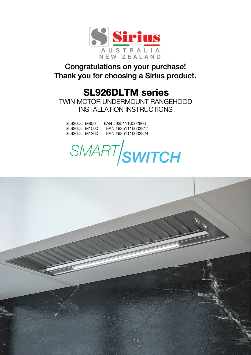 Página 1 del manual Manual de usuario Sirius SL926DLTM850