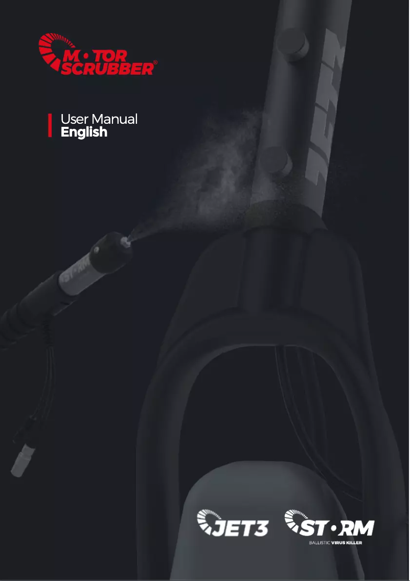 Page 1 de la notice Manuel utilisateur MotorScrubber Storm