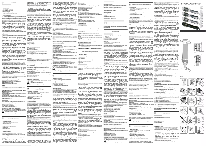 Página 1 del manual Manual de usuario Rowenta Brush Activ Premium Care CF9540