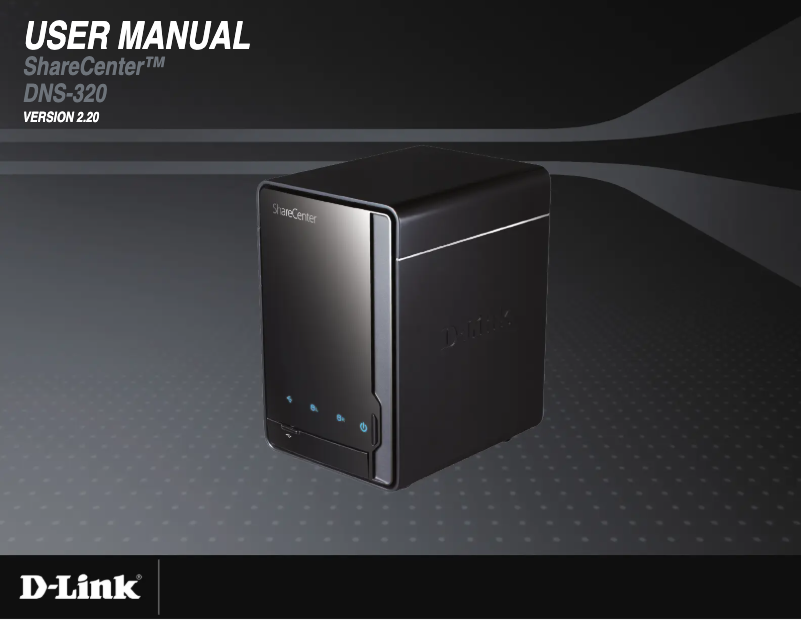 Page 1 de la notice Manuel utilisateur D-Link ShareCenter Pulse DNS-320