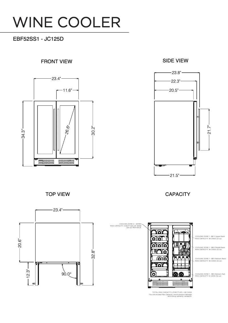 Image de la première page du manuel de l'appareil EBF52SS1
