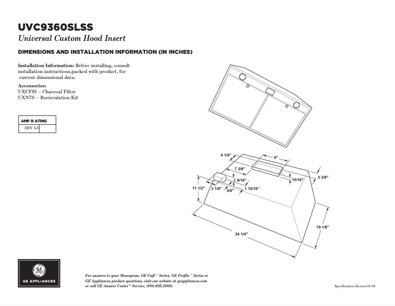 Image de la première page du manuel de l'appareil UVC9360SLSS