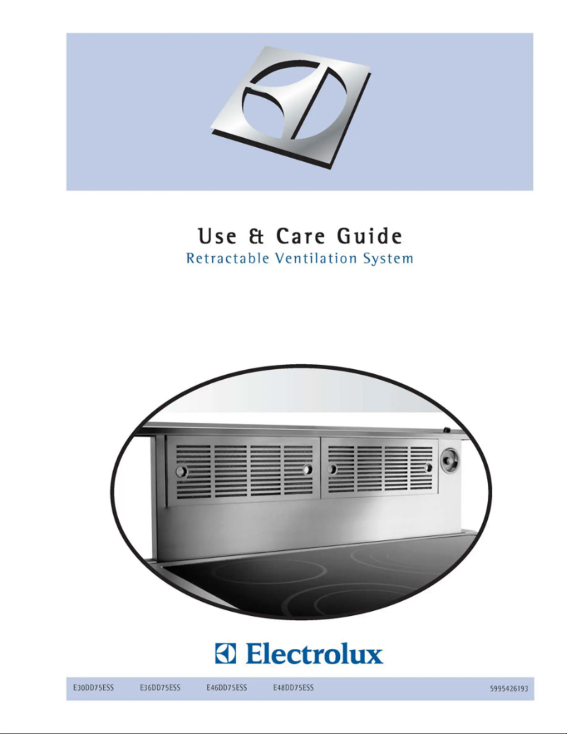 Page n°1 - Manuel utilisateur Electrolux E30DD75ESS