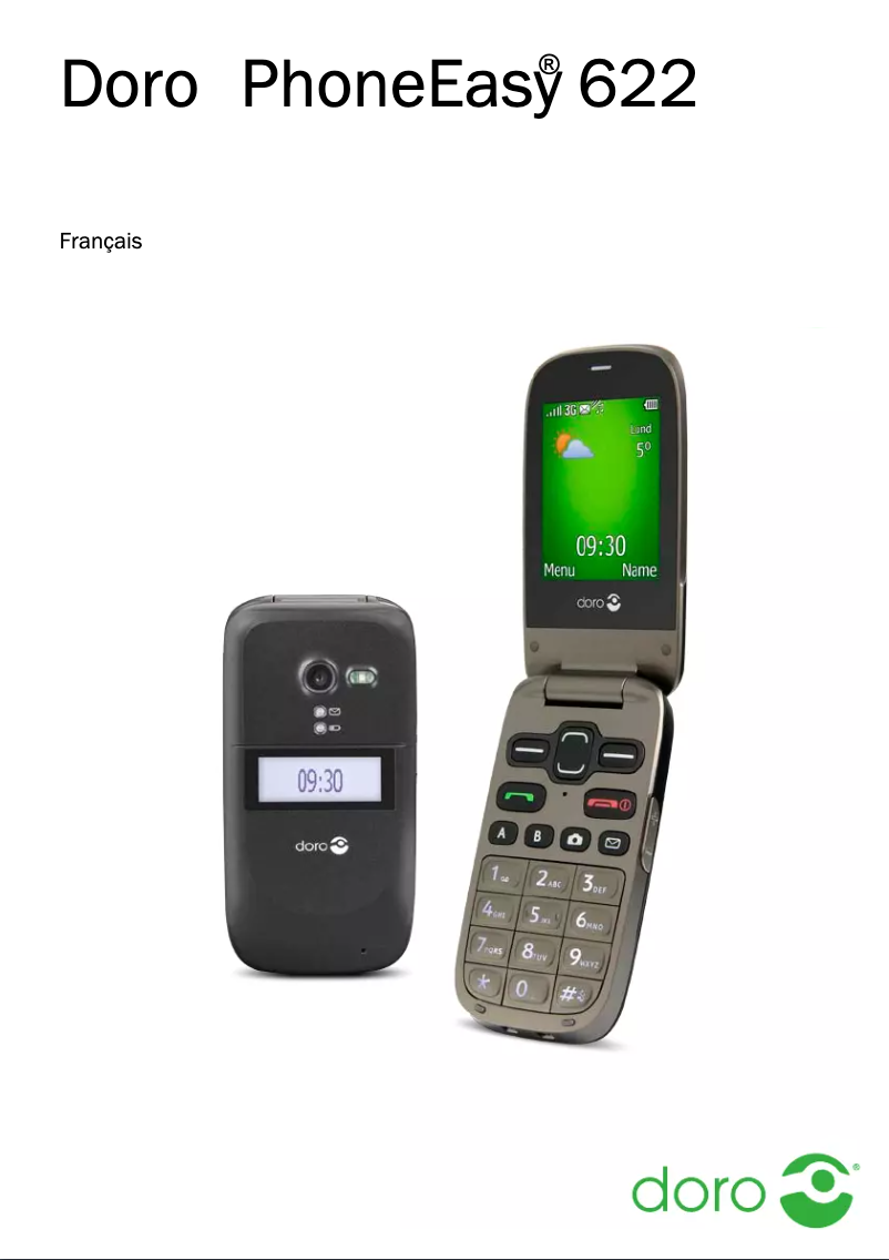 Image de la première page du manuel de l'appareil PhoneEasy 622