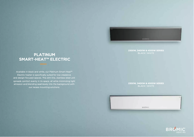 Page 1 de la notice Manuel utilisateur Bromic Smart-Heat BH3622002