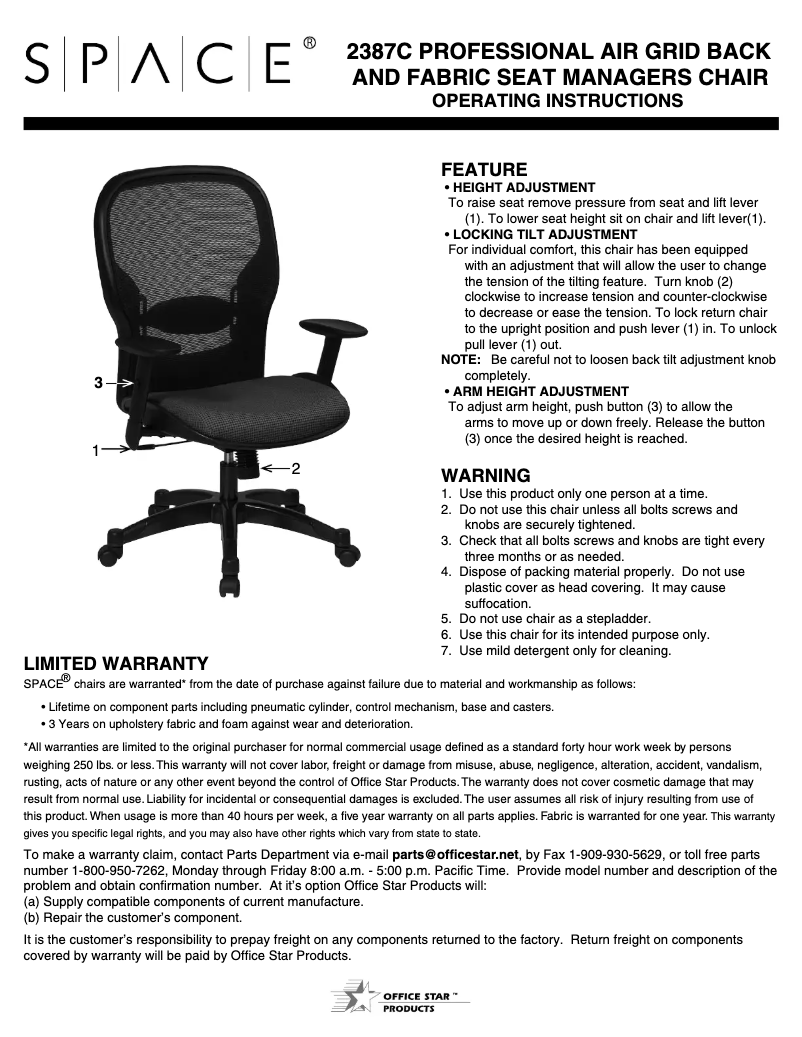 Image de la première page du manuel de l'appareil 2387C