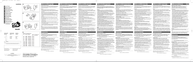 Image de la première page du manuel de l'appareil MultiLife SCB7025