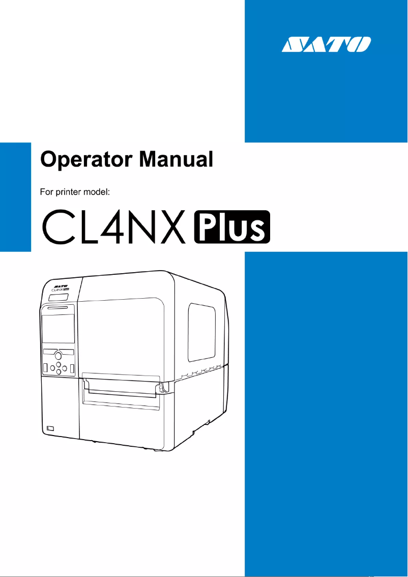 Image de la première page du manuel de l'appareil CLN4X Plus