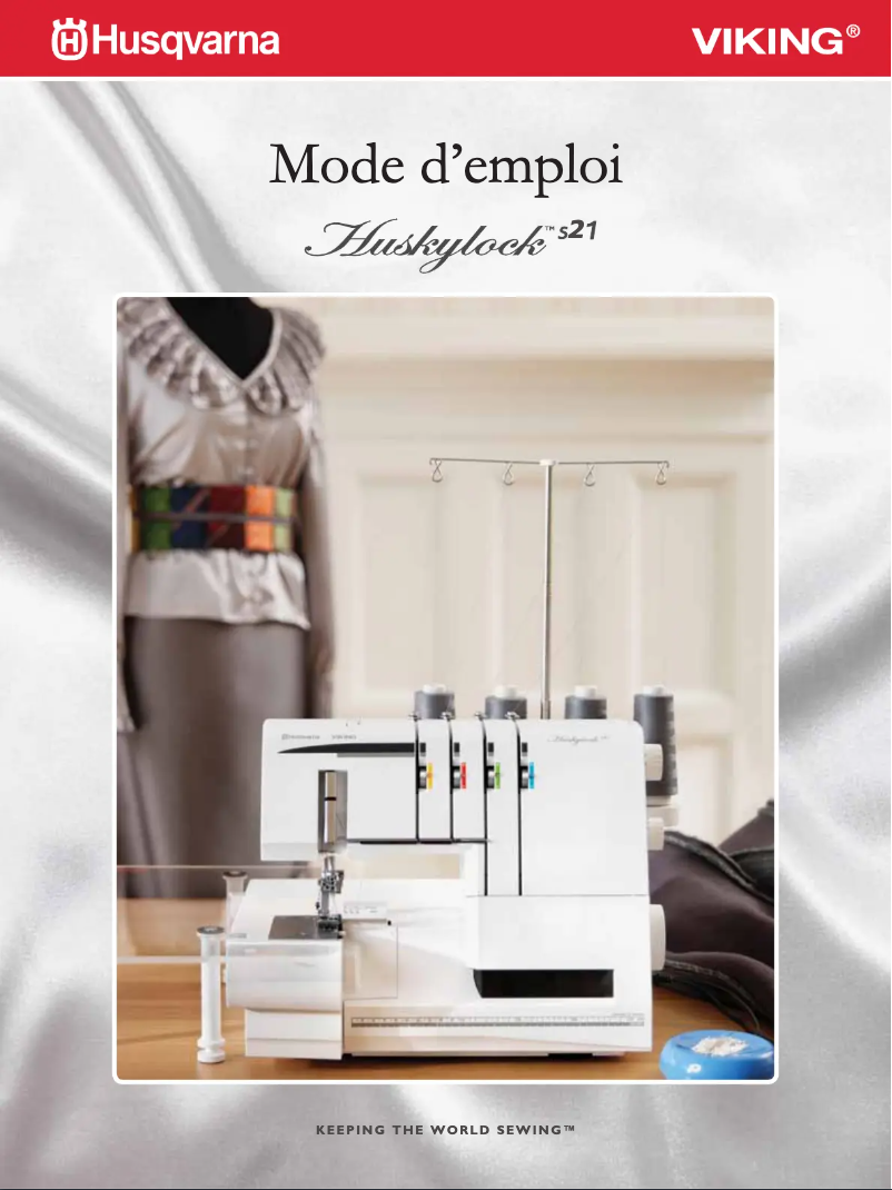 Page 1 de la notice Manuel utilisateur Husqvarna Huskylock S21