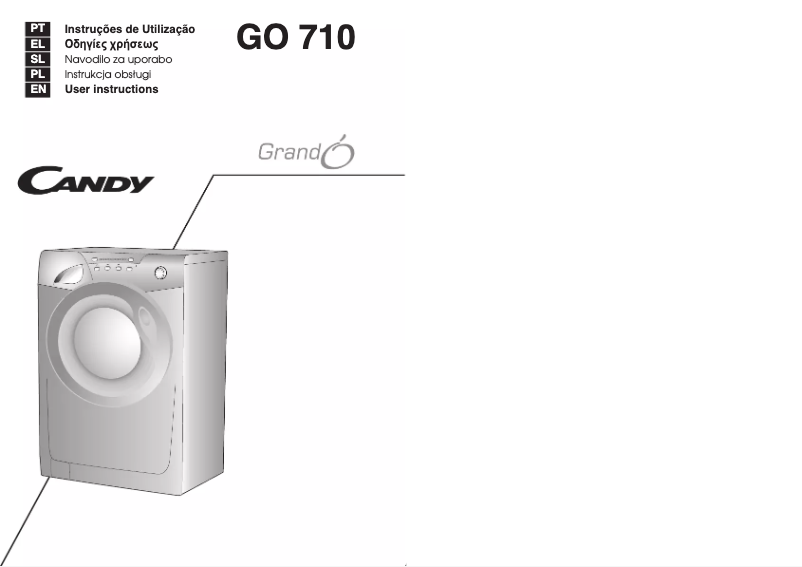 Image de la première page du manuel de l'appareil GO 710-16S