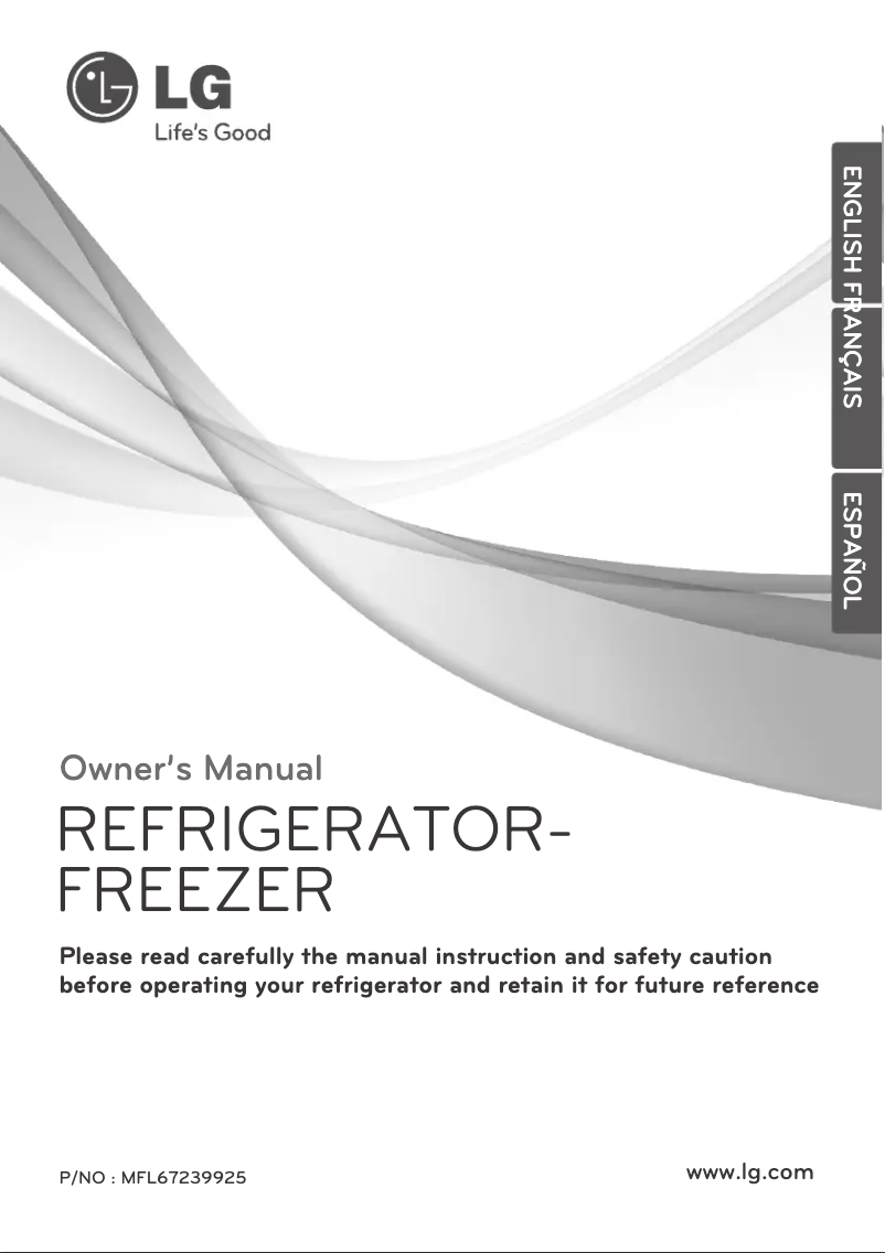 Page 1 de la notice Manuel utilisateur LG GN-M702GSH