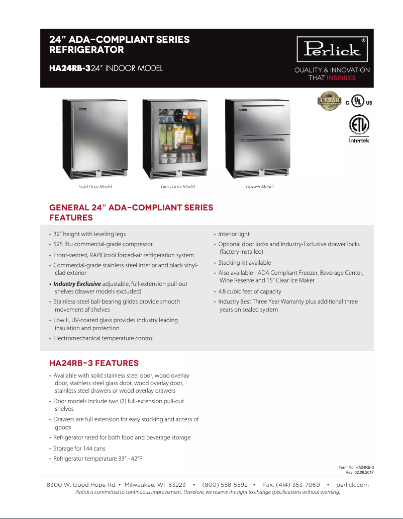 Image de la première page du manuel de l'appareil HA24RB-3-3L