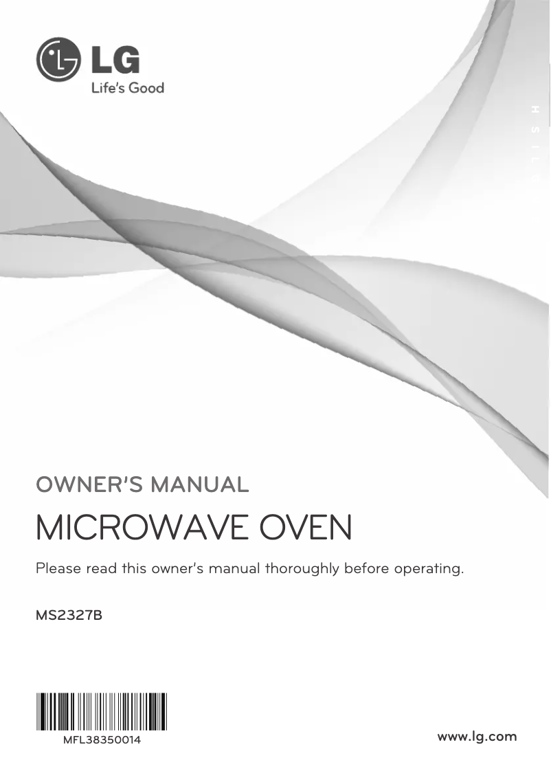 Page n°1 - Manuel utilisateur LG MS2327B