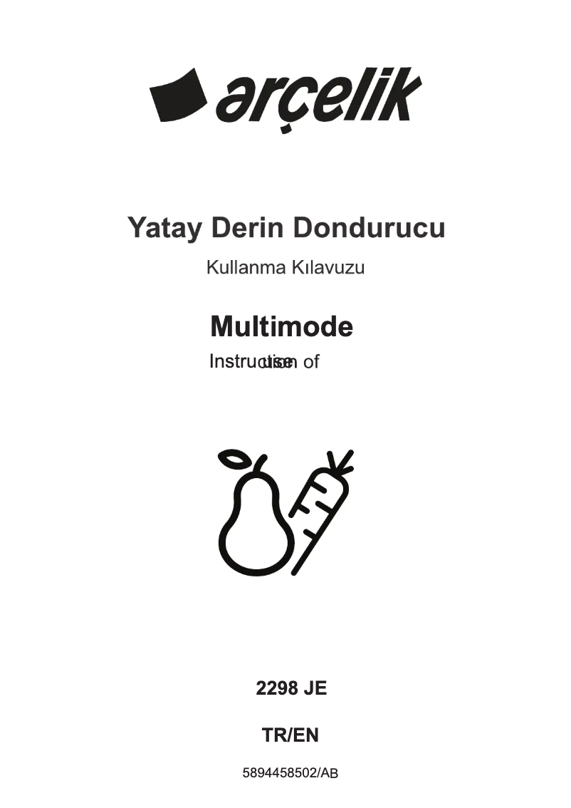 Image de la première page du manuel de l'appareil 2298 JE