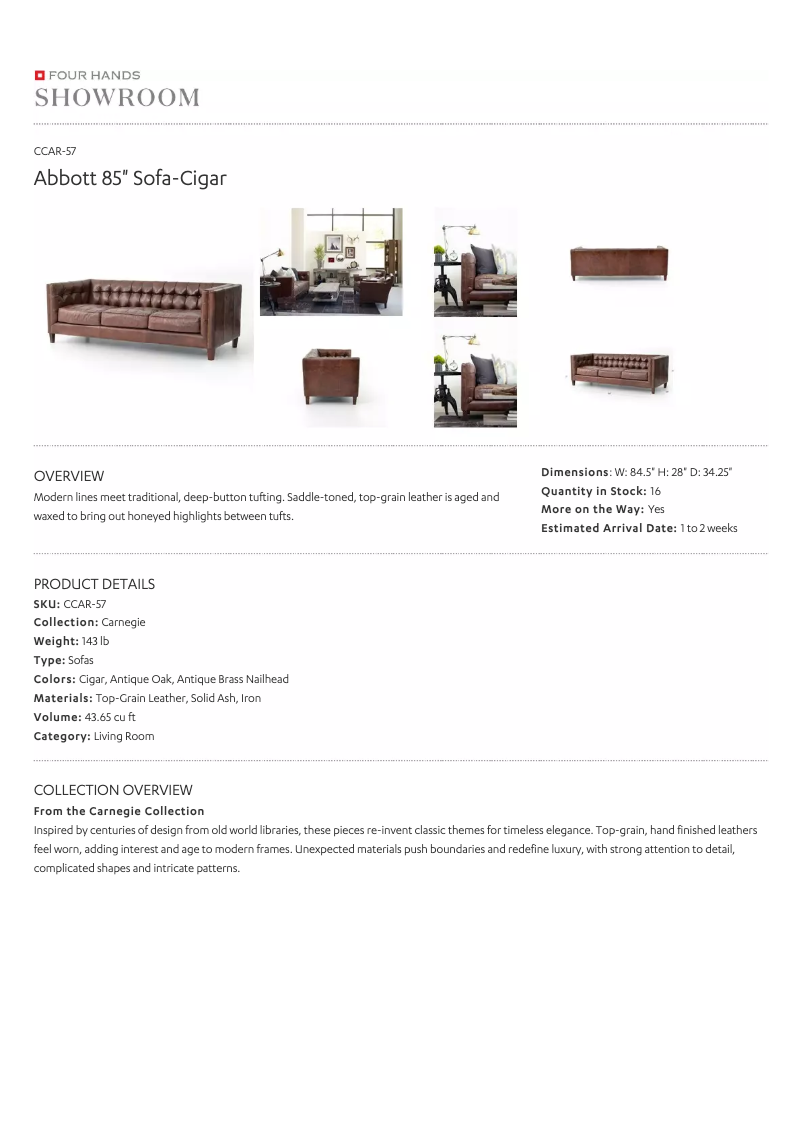 Imagen de la primera página del manual del dispositivo CCAR-57