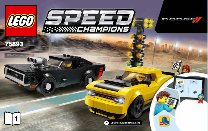 Page 1 de la notice Manuel utilisateur Lego Speed Champions 75893