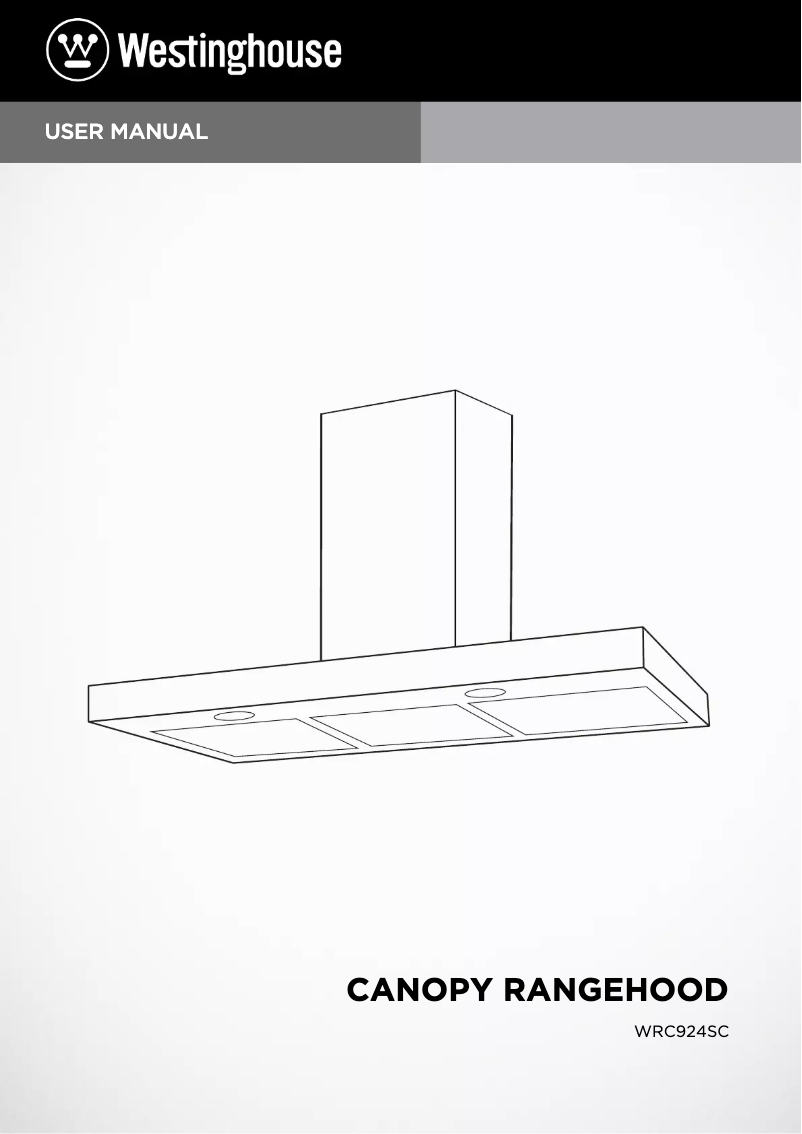 Page 1 de la notice Manuel utilisateur Westinghouse WRC924SC