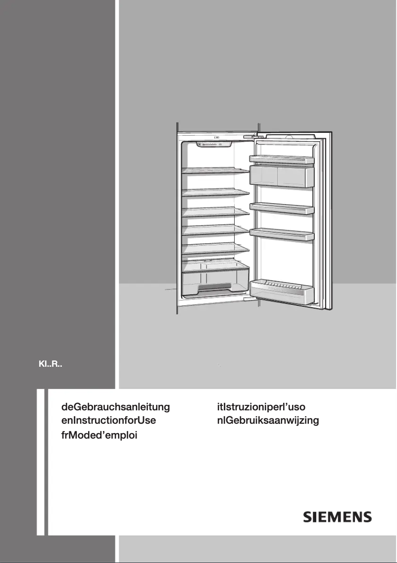 Image de la première page du manuel de l'appareil KI20RA20